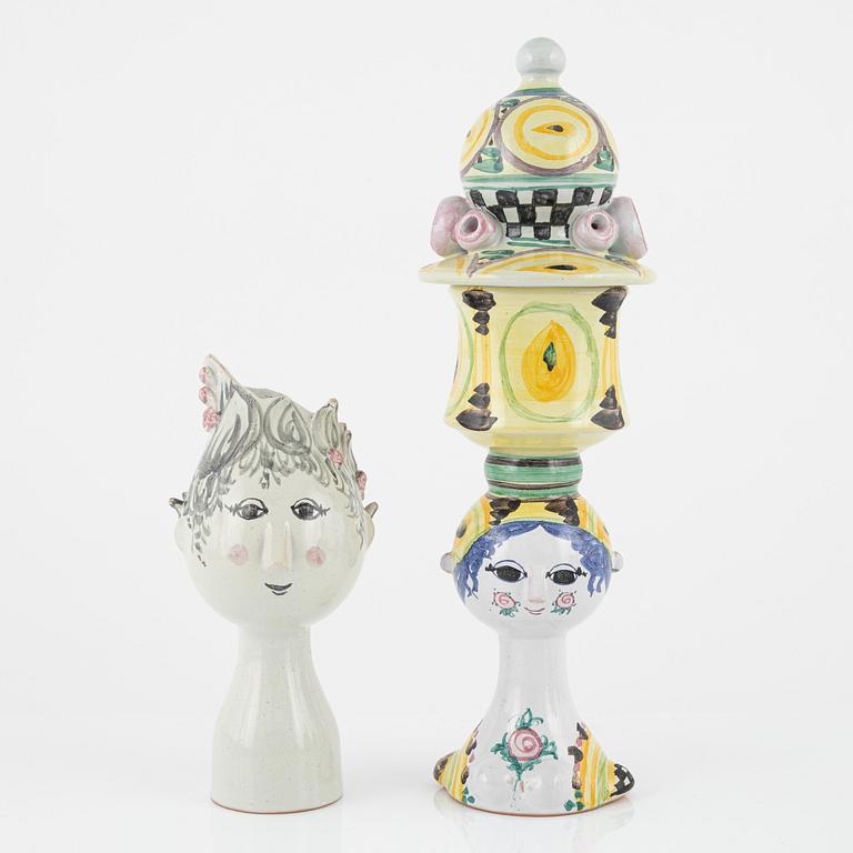 Björn Wiinblad, figuriner, 5 st, Danmark.