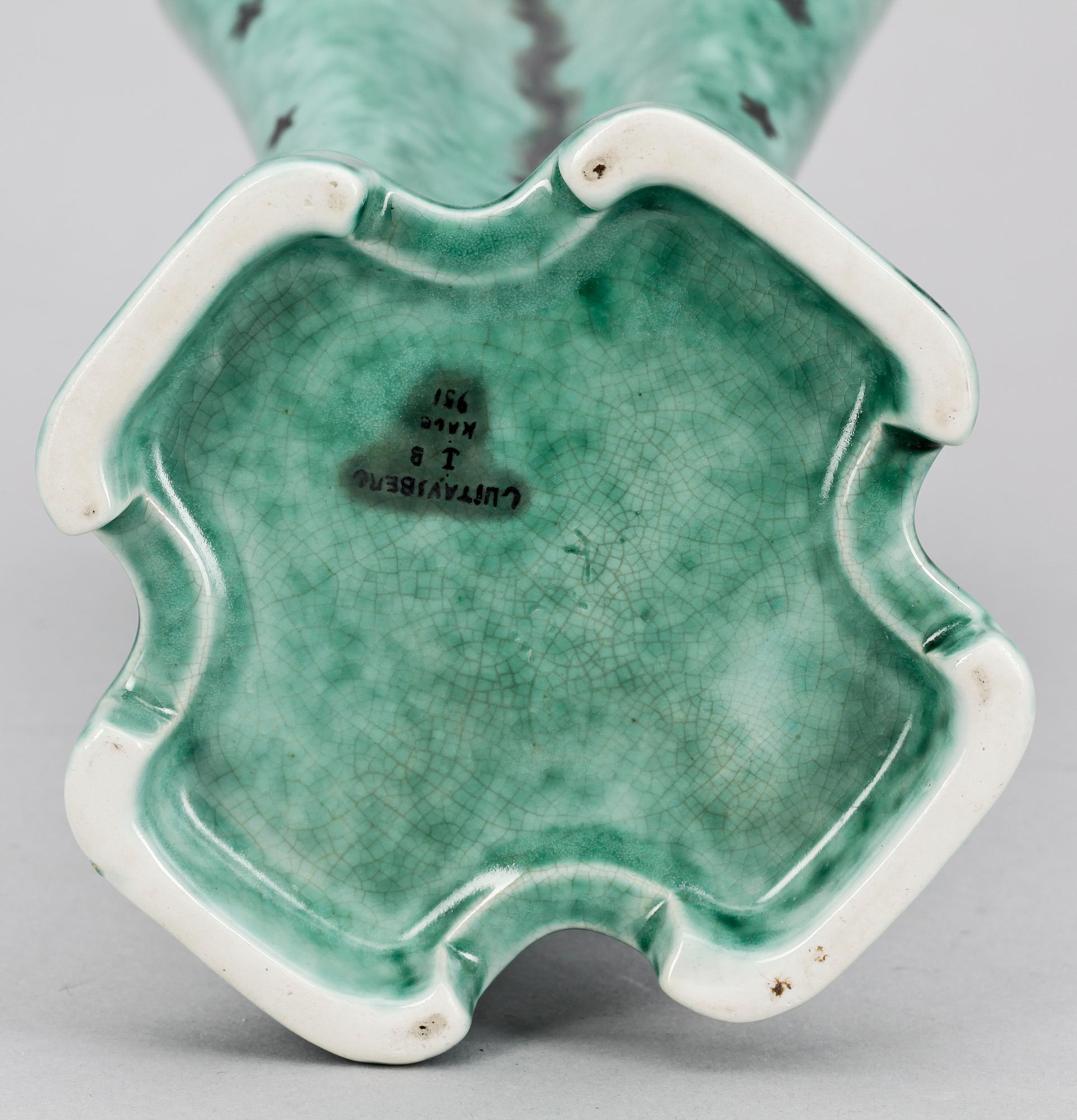 VAS, flintgods, "Argenta", Wilhelm Kåge, Gustavsberg.