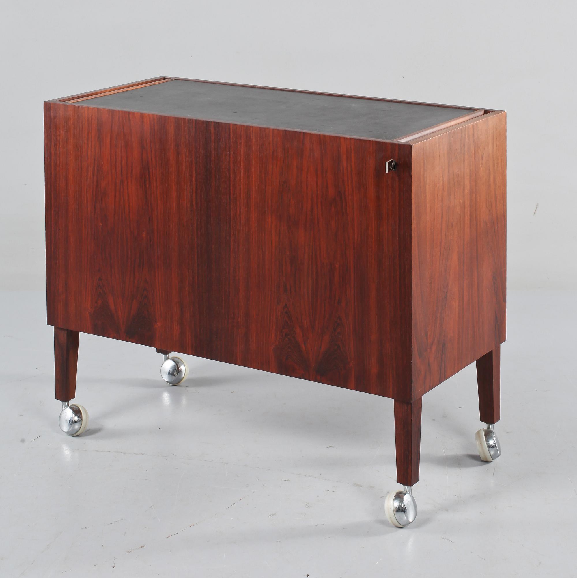 BARVAGN, "Home-Pub", Kai Kristiansen, Feldballes Møbelfabrik, modellen lanserad 1968.