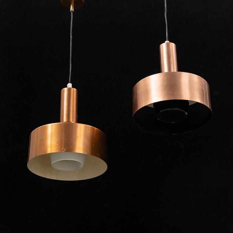 Hans-Agne Jakobsson, taklampor, ett par,  modell T292, Hans Agne Jakobsson AB, Markaryd, modellen 1950/60-tal.