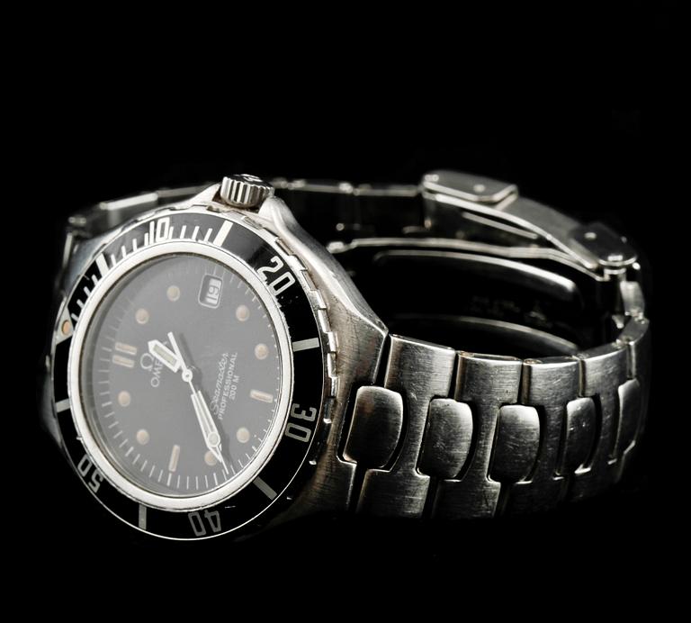 HERRARMBANDSUR, stål, Omega, Seamaster Proefessional, 1900-talets sista kvartal.
