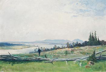 ANTON GENBERG, olja på duk, signerad och daterad 88.