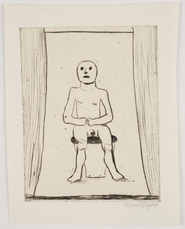 Hans Wigert, Nude.