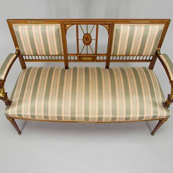 Möblemang, 8 delar, Empirestil, Ryssland, 1900-talets början.