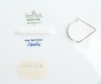 FAT, 9 delar, porslin, Björn Wiinblad, Rosenthal Studio-Line.