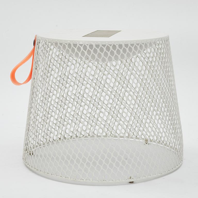 Paola Navone, a garden table/stool/lamp, "Ivy Pouf".