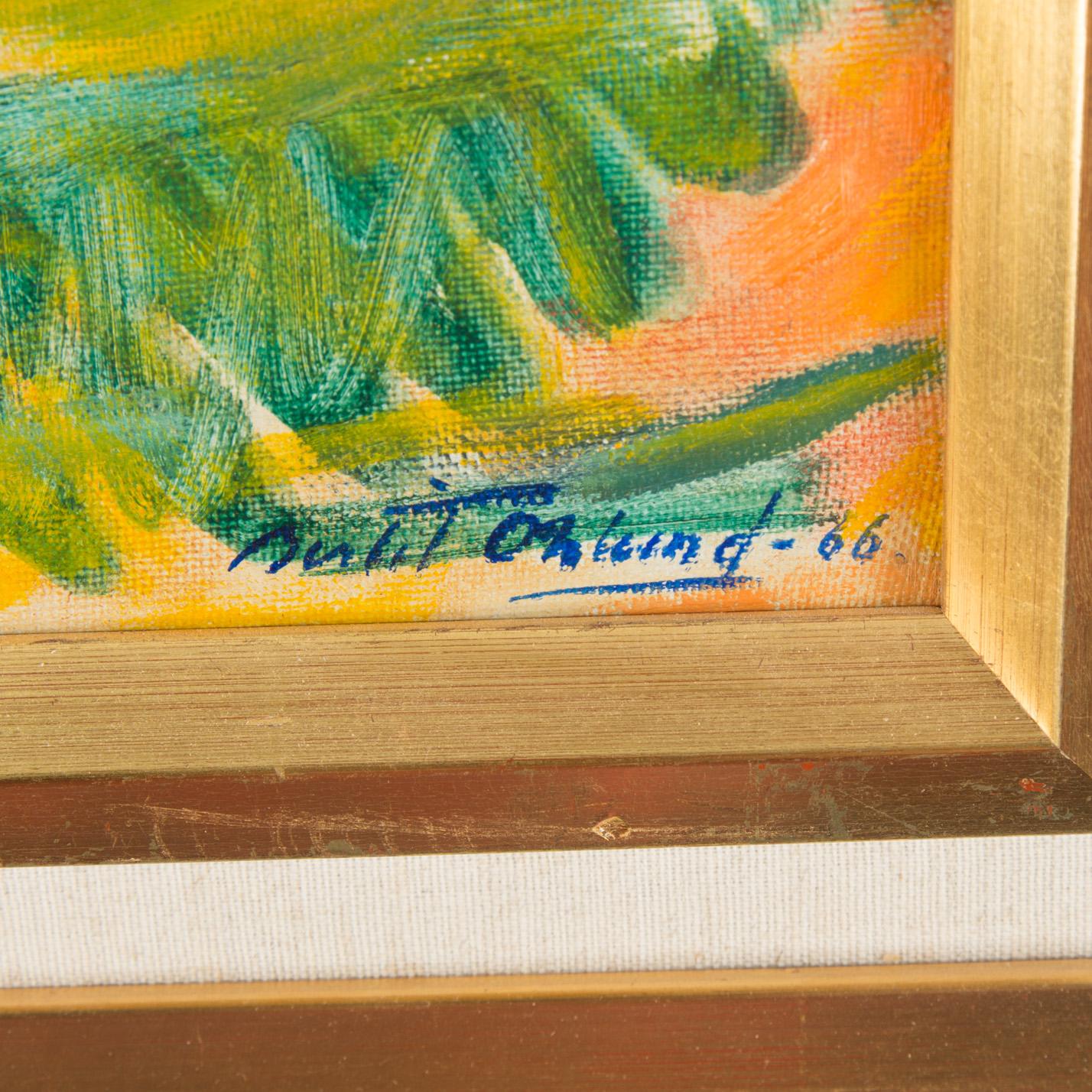 BERTIL ÖHLUND, oil on canvas, signed and dated -66.