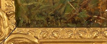 Alfred East, oil on canvas, signed.