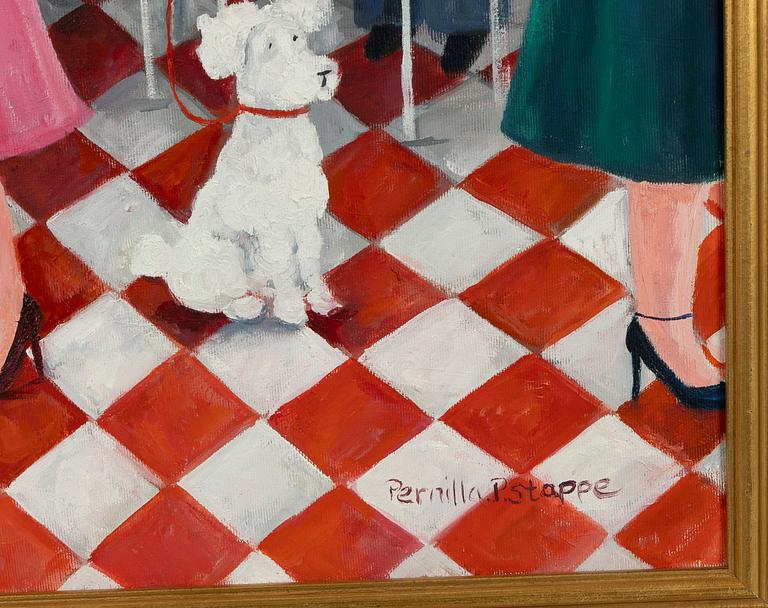 Pernilla Stappe, I coctailbaren.