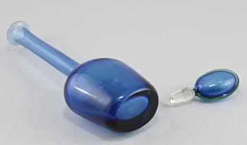 KARAFF, glas, troligen Italien, 1900-talets andra hälft.