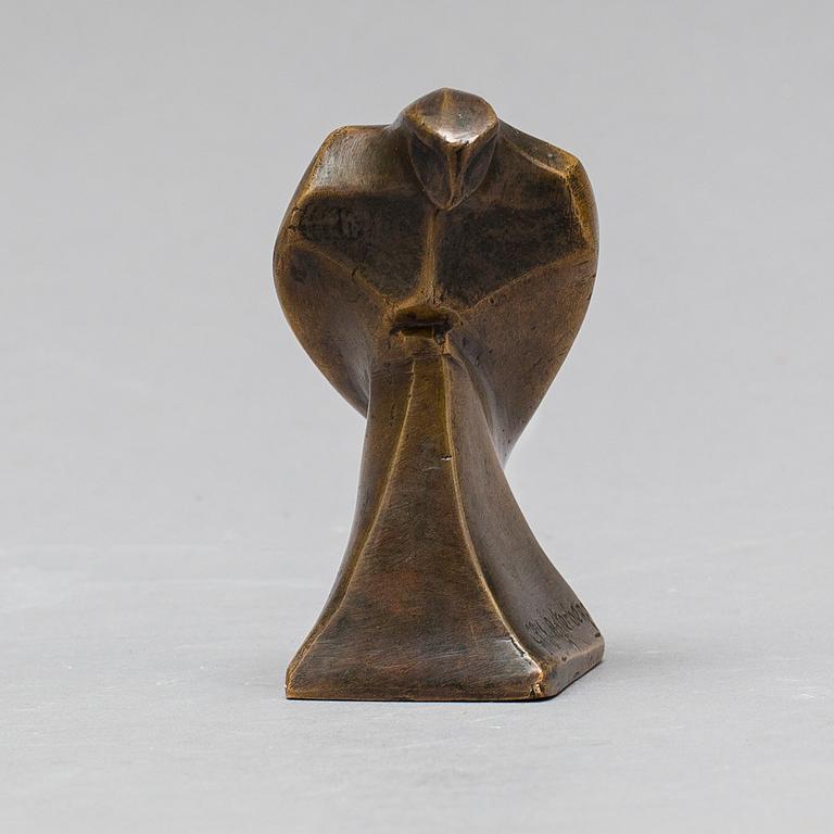 CRIS AGTERBERG, SCULPTURE, BRONZE, SIGNED,