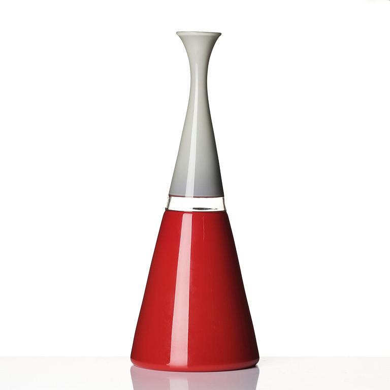 Preston Singletary, a "Genie" glass bottle, reportedly a prototype, executed ca. 1995.