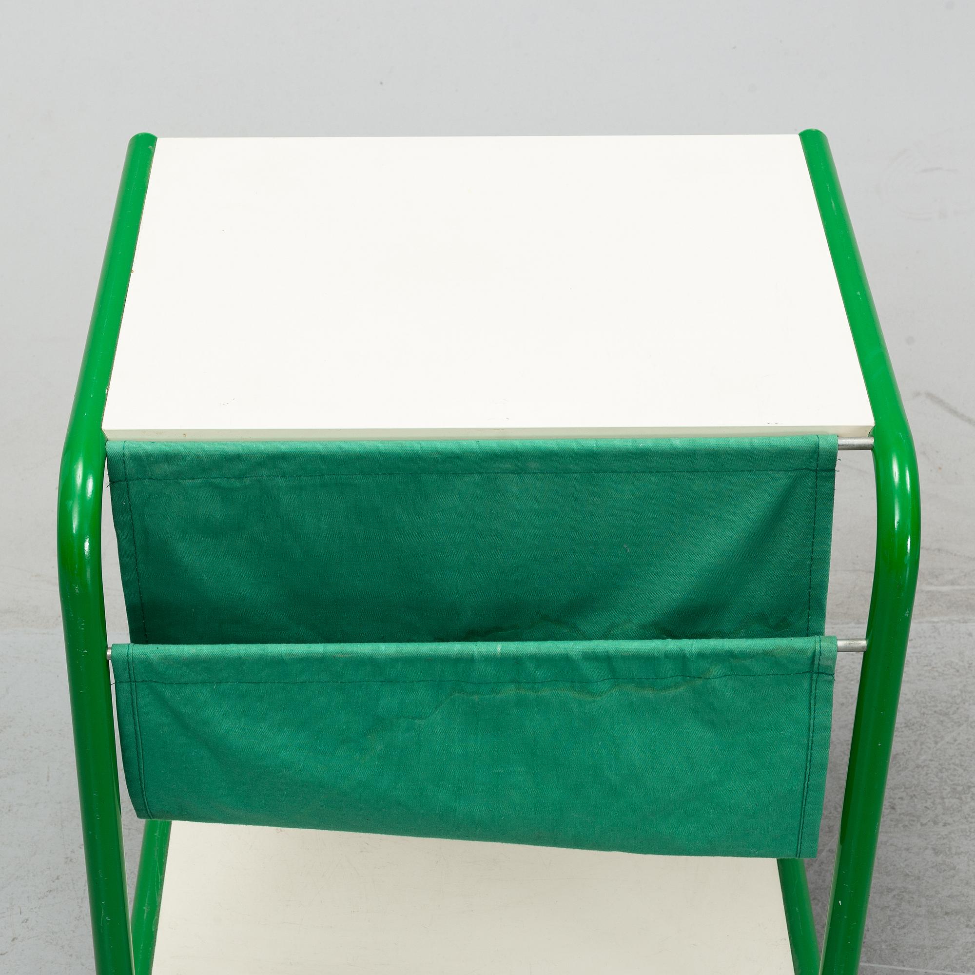 Four 'Strajk' tables on wheels by Thomas Jelinek, IKEA, 1970's.