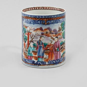 MUGG, porslin, Kina, Qianlong 1736-1795.