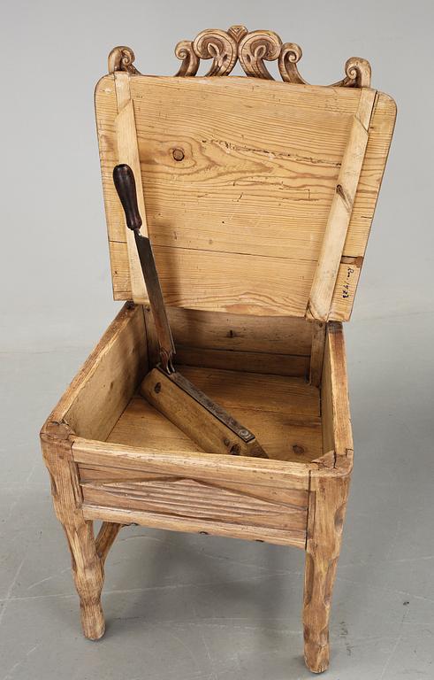 STOL, allmoge, 1800-tal.