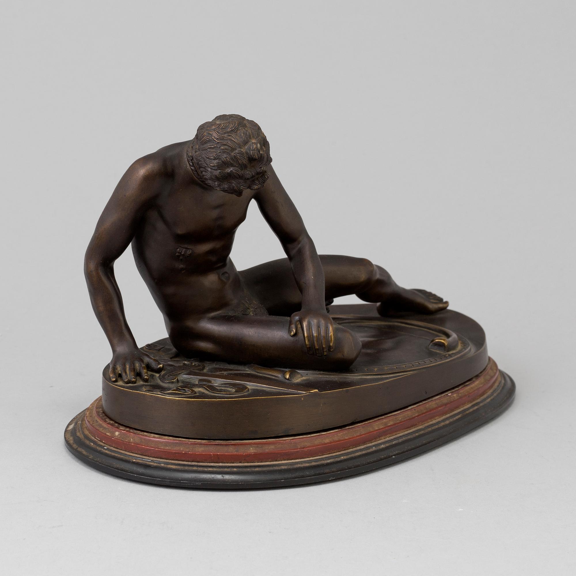 SKULPTUR, brons, 1800-talets andra hälft.