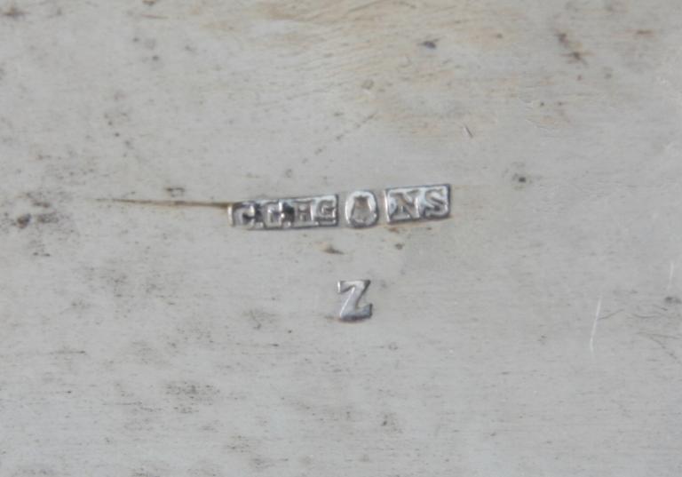 KAFFESERVIS, 3 delar, nysilver, empirestil, C.G. Hallberg.