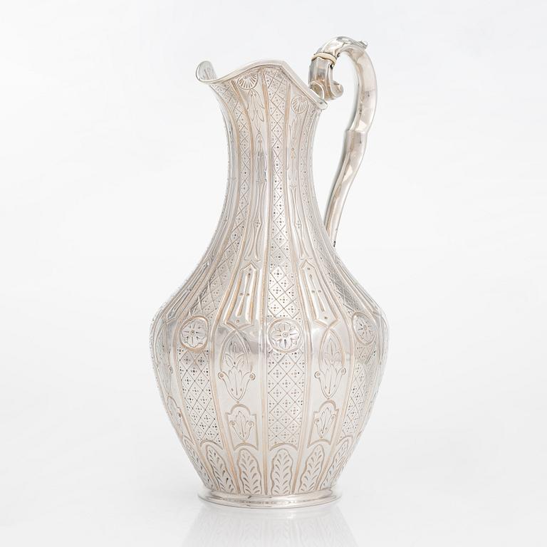 Tillbringare, sterlingsilver, elfenben, Martin, Hall & Co, Sheffield 1858.
