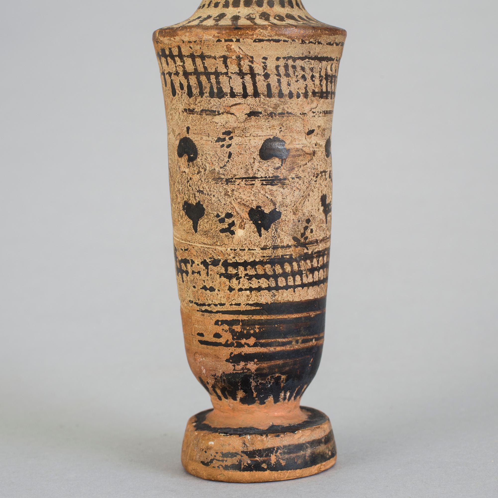 LEKYTHOS, lergods, Medelhavsområdet.