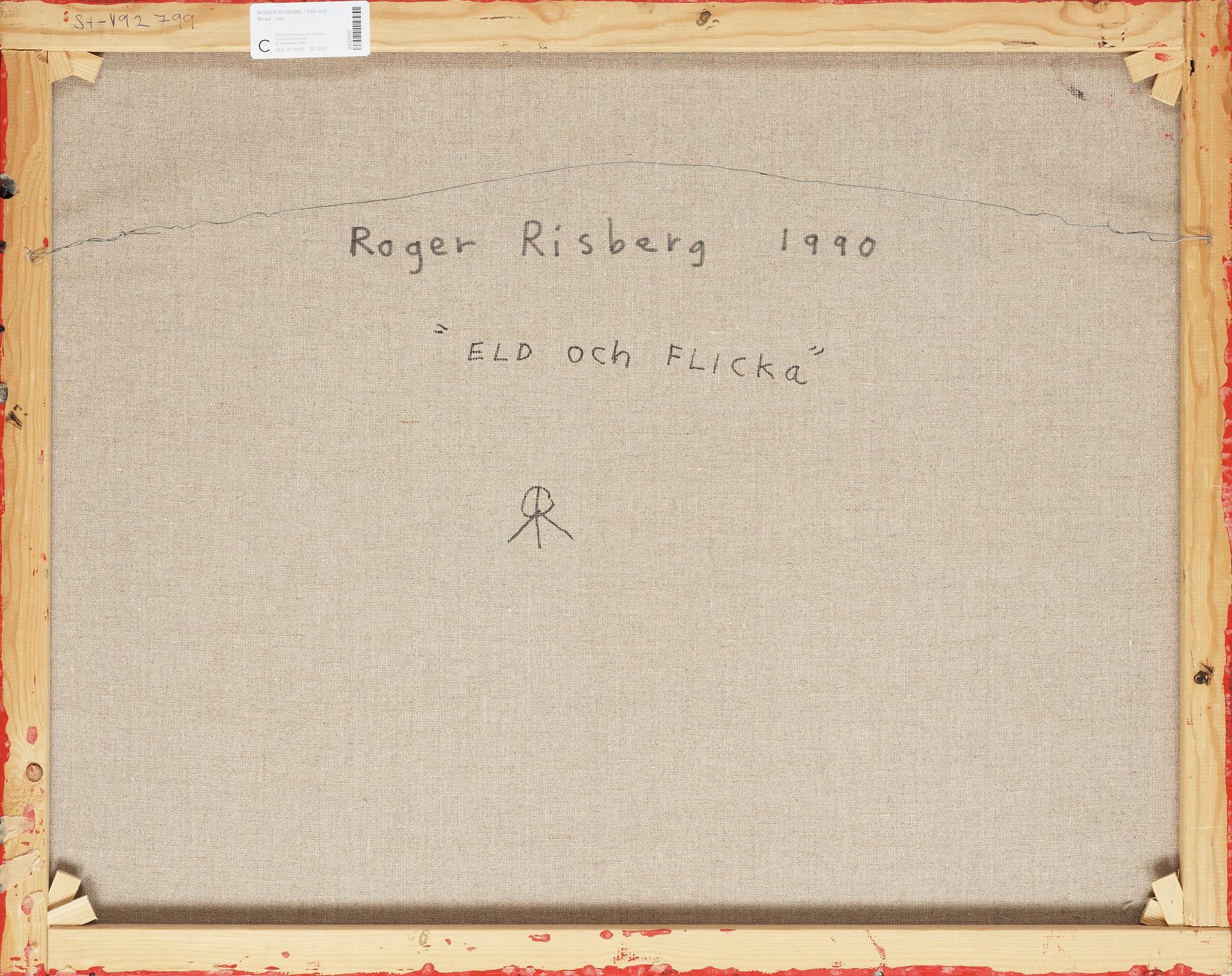 Roger Risberg, "Eld och flicka".