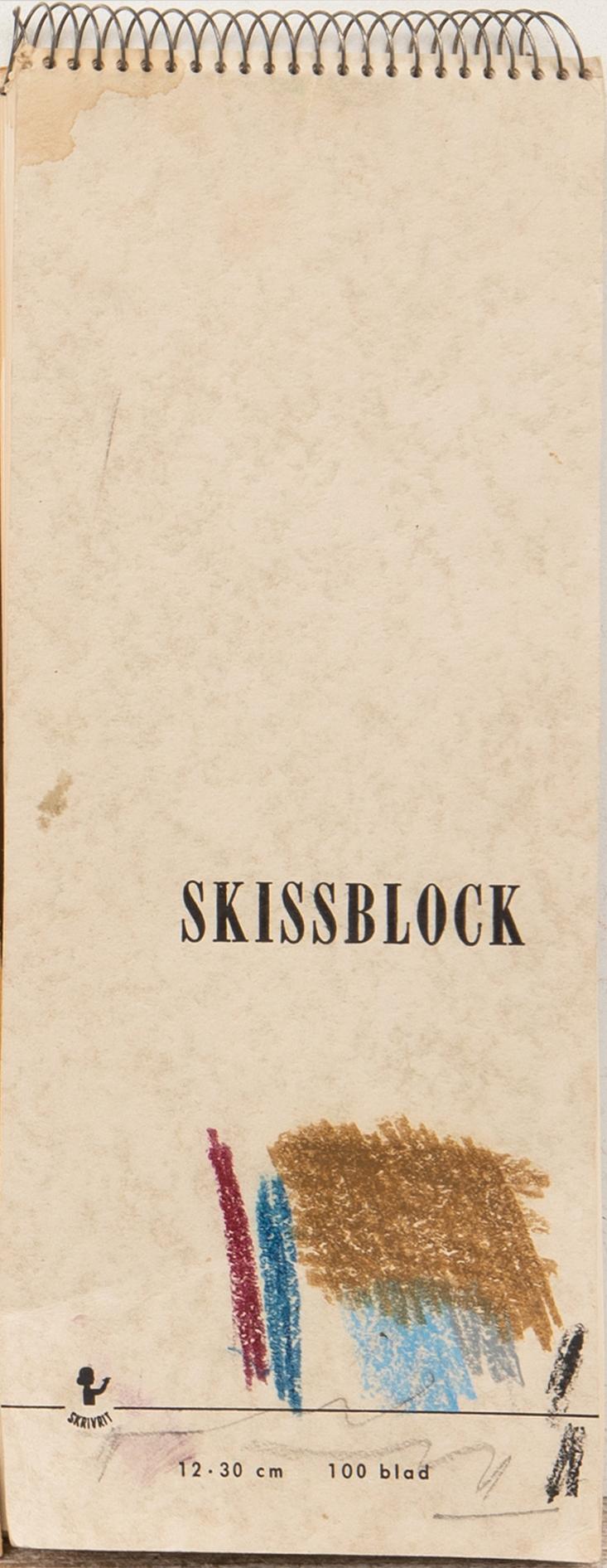 Madeleine Pyk, Sketchbook "One day in the Sahara, thought the Lejonson.....".