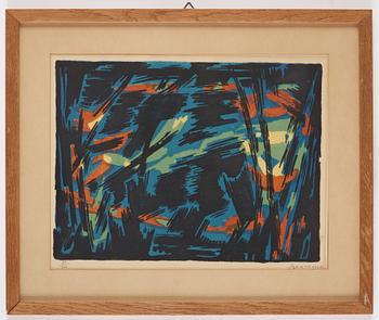 Jean Bertholle, Dark composition.