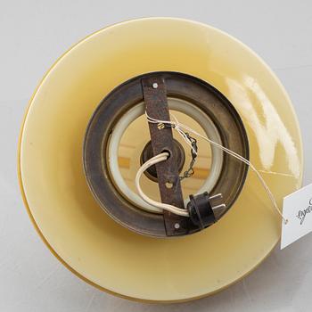 Ceiling lamp, functionalist, possibly Poland, 1930s.