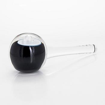 Timo Sarpaneva, glasskulptur, "Ordförandeklubba", signerad Timo Sarpaneva, Iittala.