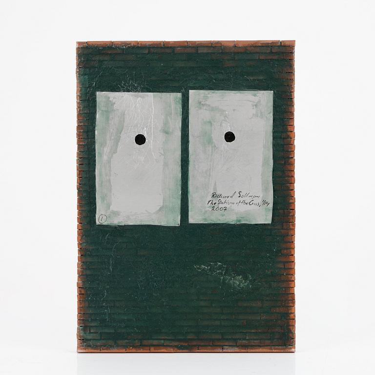 Rickard Sollman, a ceramic wall relief, signed, numbered 1/14, dated 2007.