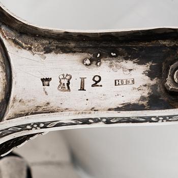 Henrik Johan Törnroth, sockerskål, silver, Åbo 1842.