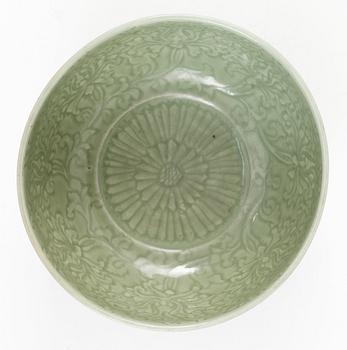 A celadon bowl, Ming dynasty (1368-1644).