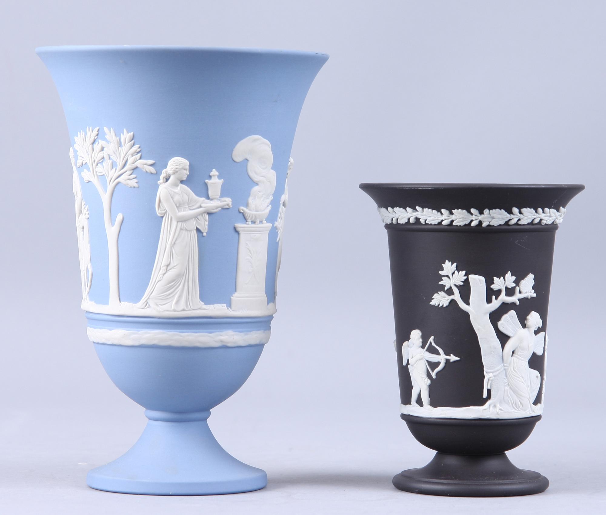 VASER, 2 st, Jasperware, Wedgewood.