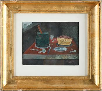 GÖSTA GUSTAVSON, gouache, signerad och daterad 1969.
