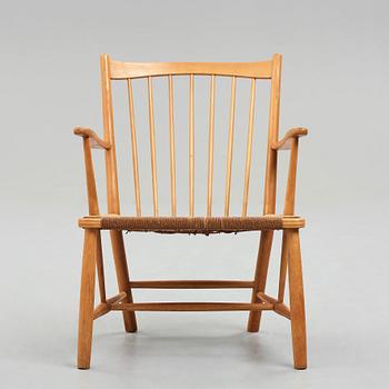 HANS J WEGNER, a "Magasin du Nord" chair for FDB Møbler, Denmark 1940's.