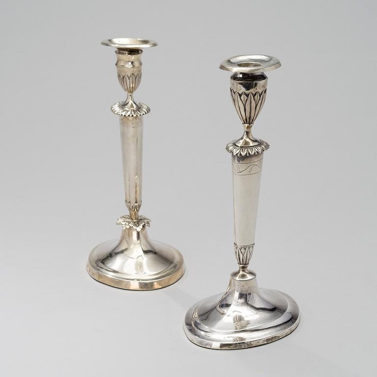 A PAIR OF CANDLESTICKS, Frankfurt am Main, early 19th century.