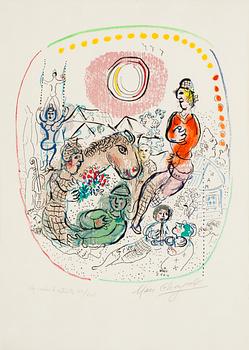 330. Marc Chagall, "Le jeu des arlequins".
