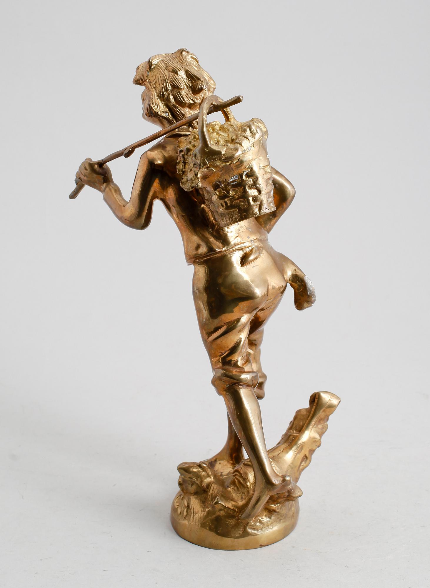 SKULPTUR, mässing, 1900-talets andra hälft.