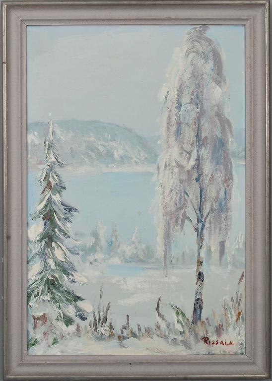 KAAPO RISSALA (FINLAND), olja på duk, sign.