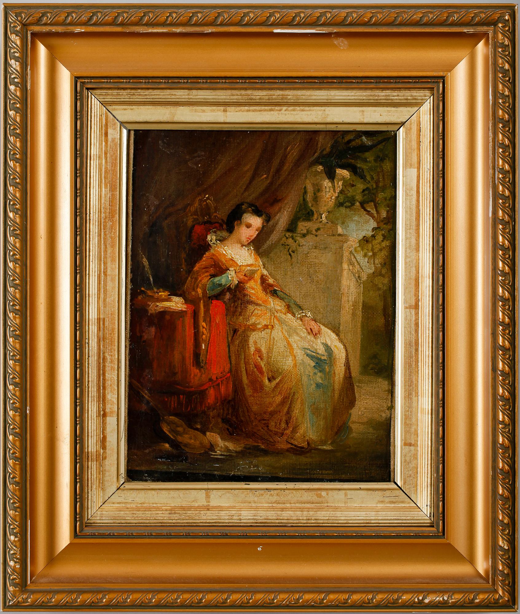 OKÄND KONSTNÄR, 1800-tal, olja på duk.