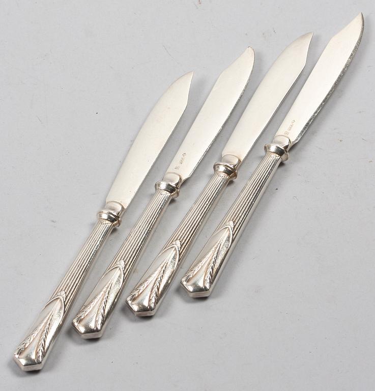 FRUKTKNIVAR, 12 st, nysilver, WMF.