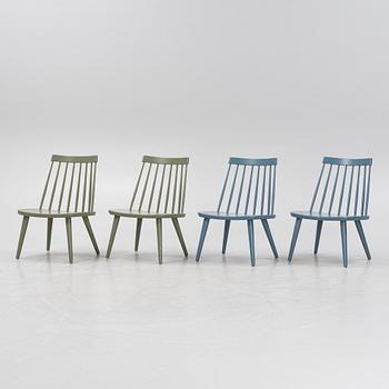 Yngve Ekström, four 'Sibbo' chairs, 1950's/60's.