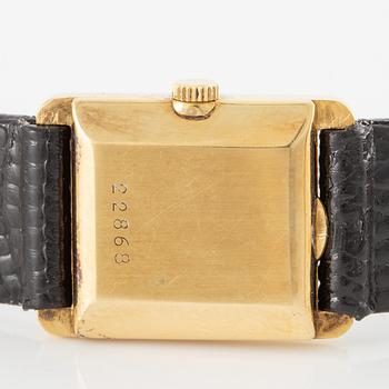 Audemars Piguet, "Tank", wristwatch, 17.5 x 17.5 mm.