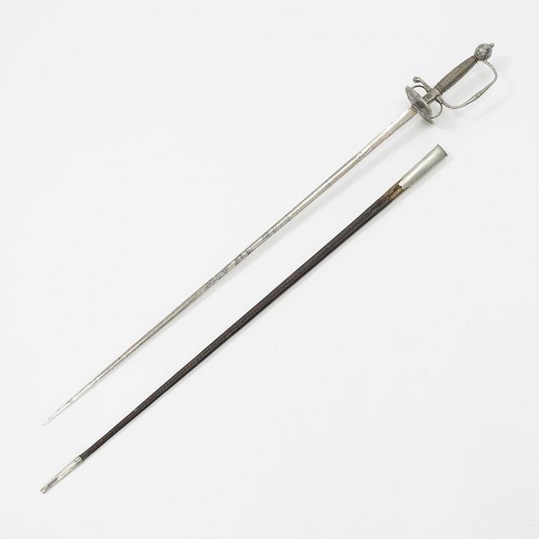 A 18th Century smallsword.