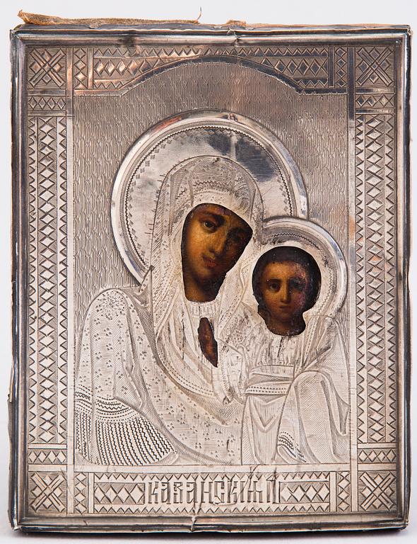 IKON, silver, Moscow ca 1900.