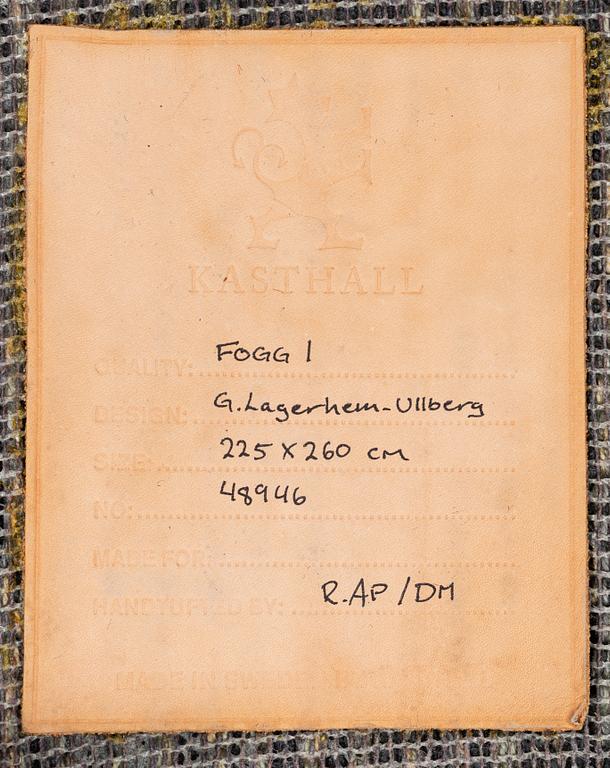 Gunilla Lagerhem-Ullberg, Carpet, Kasthall, Fogg 1, ca 225 x 260 cm.