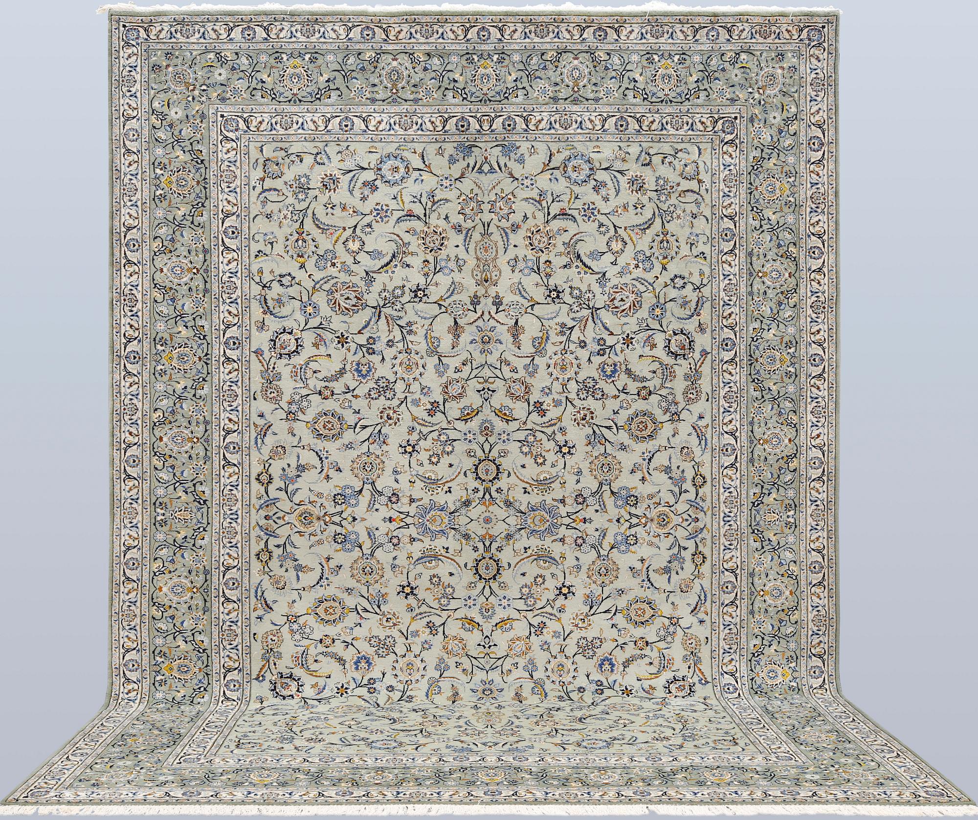 A  carpet Keshan, approx. 432 x 300 cm.