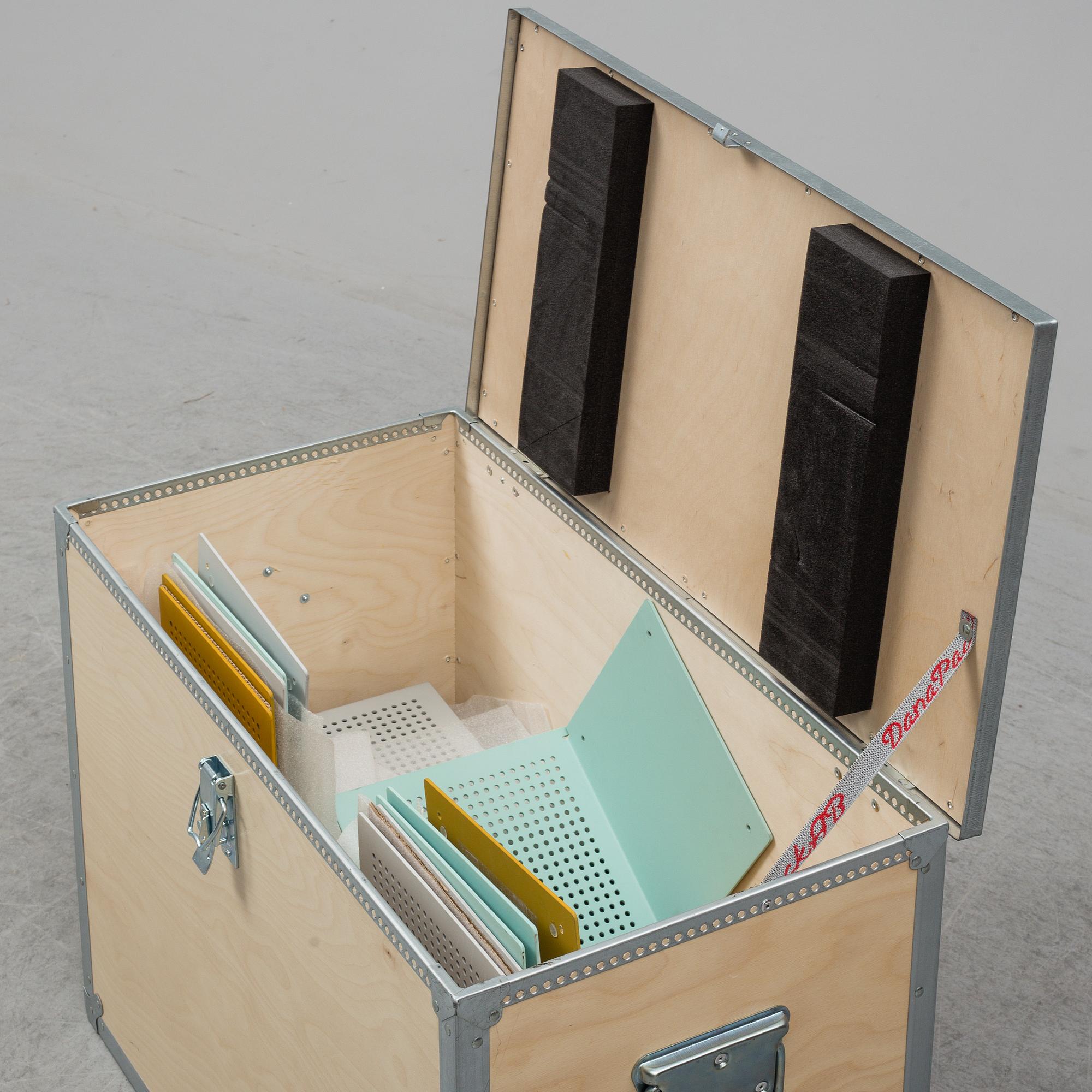 Malin Berglund & Anna Sjöberg, "Cell", shelfing system, 11 pieces, 2018.