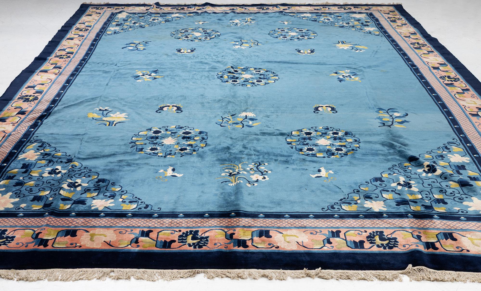 A carpet, China, c. 488 x 343 cm.
