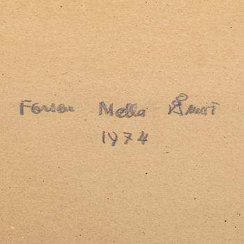 Erling Ärlingsson, olja på pannå signerad och datead 1974.