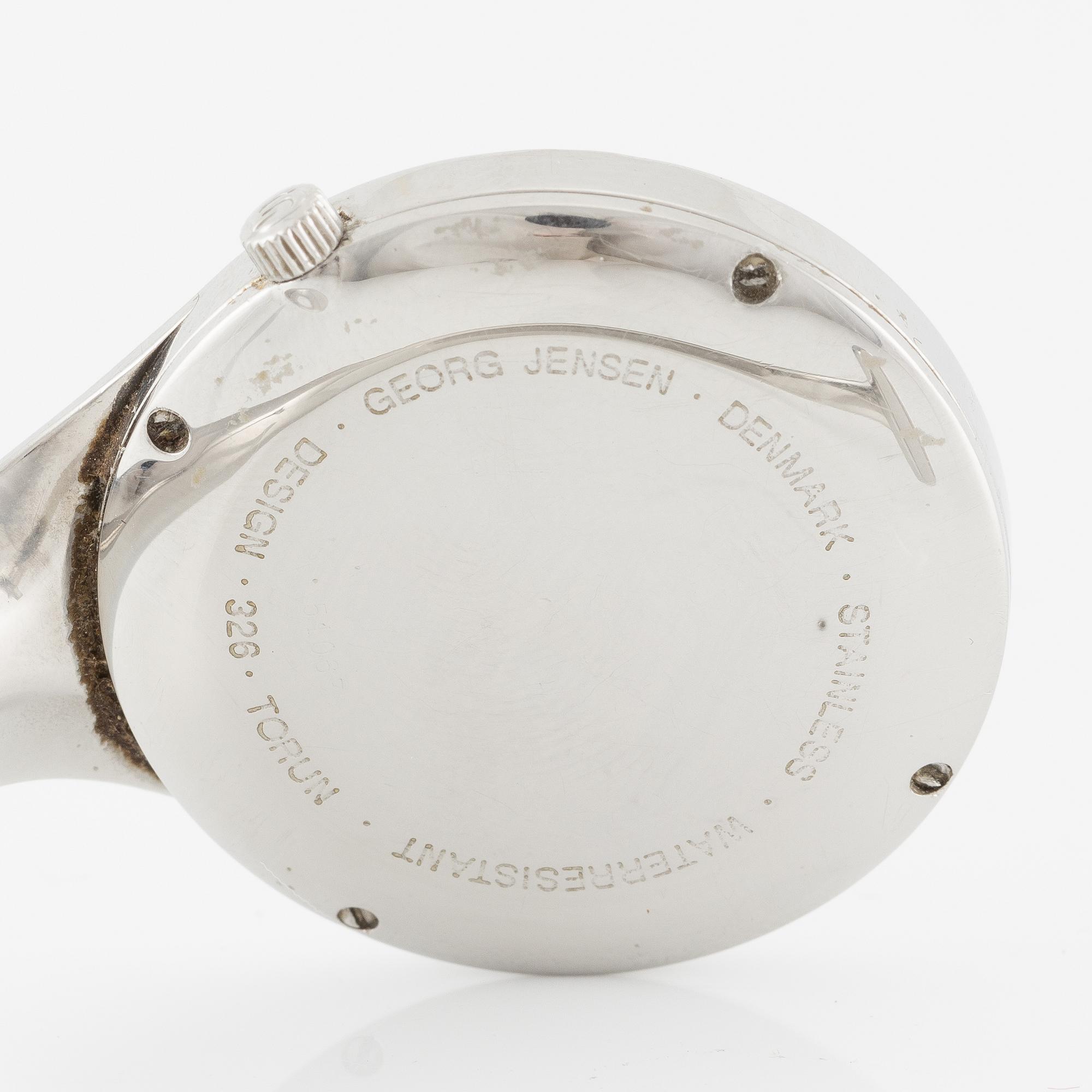 Georg Jensen, Vivianna, design Torun Bülow, armbandsur, 33 mm.